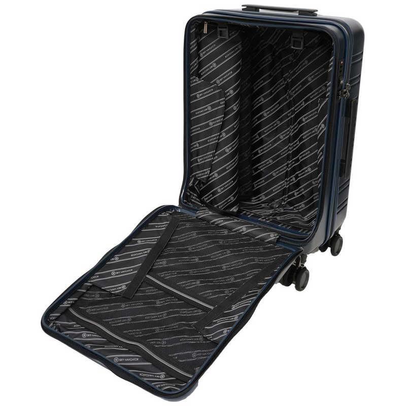SKYNAVIGATOR フロントオープンキャリーケース ブラック [TSAロック