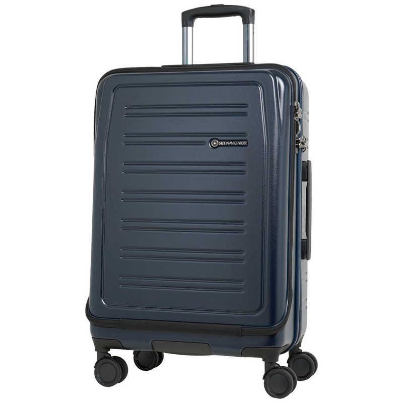 SKYNAVIGATOR　フロントオープンキャリーケース SKY NAVIGATOR(スカイナビゲーター) ネイビー [TSAロック搭載 /約57L /5泊〜1週間]　SK083956NV SKYNAVIGATOR スカイナビゲーター フロントオープンキャリーケース
