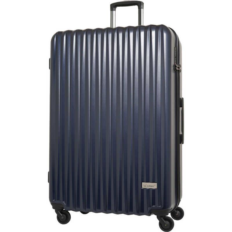 AIRWAY　大容量 キャリーケース 宿泊目安：1週間以上 約120L TSAロック搭載 ネイビー　AW-0821-77-NV AIRWAY 大容量 キャリーケース 宿泊目安：1週間以上 約120L TSAロック