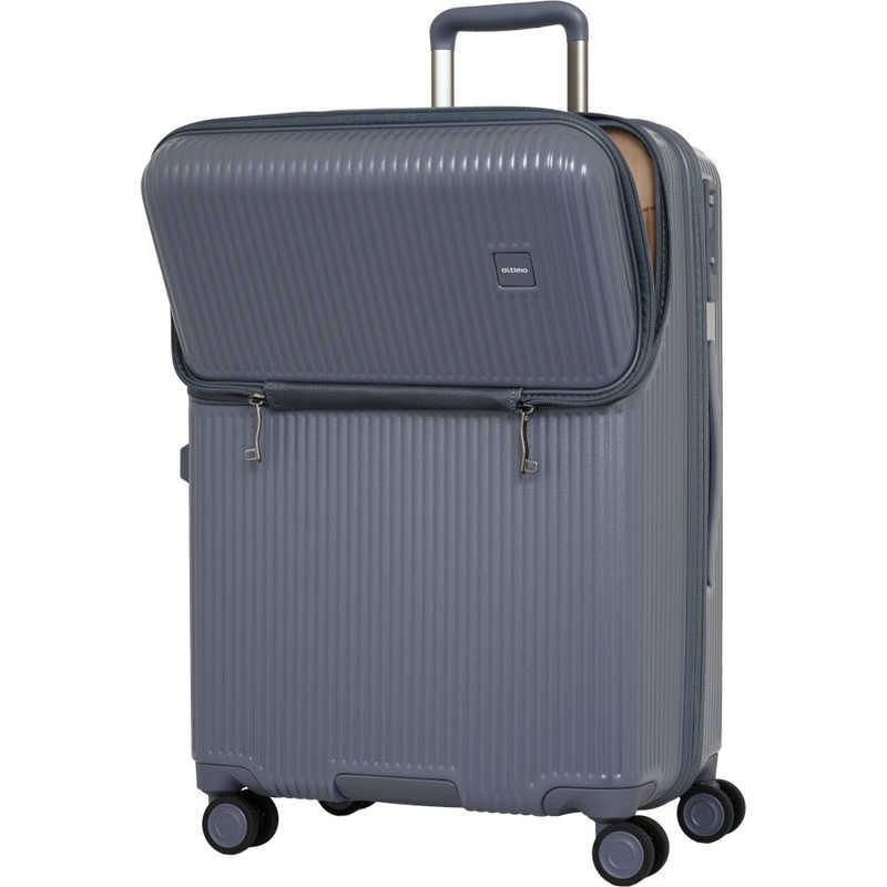オルティモ スーツケース ファスナータイプ フロントオープン 預け入れサイズ [TSAロック搭載 /約61L /3泊〜5泊 ] シャドーネイビー OT088758NSNVの画像