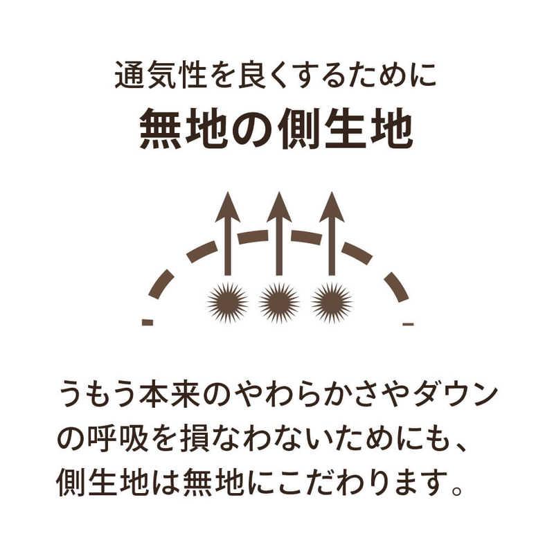 生毛工房　本掛け羽毛布団生毛ふとん  ワイドシングル(セミダブル)ロング(170×230cm)  冬用  ホワイトグースダウン95％　｜y-kojima｜08