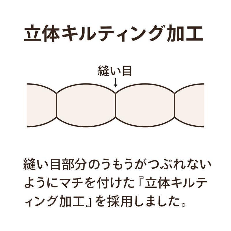 生毛工房　合い掛け羽毛布団生毛ふとん PM480-A  シングル(150×210cm)  春 秋用  ホワイトマザーグースダウン95%　｜y-kojima｜09