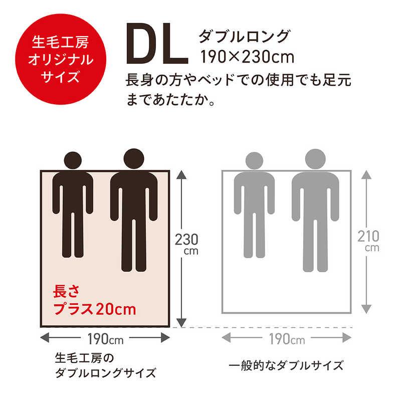 生毛工房　合い掛け羽毛布団生毛ふとん PM480-A  ダブルロング(190×230cm)  春 秋用  ホワイトマザーグースダウン95%　PM-480-Aの画像