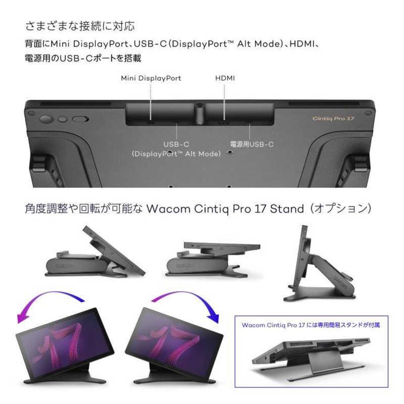 wacom（ワコム） 液晶タブレットCintiq Pro 17［17型］ DTH172K4C