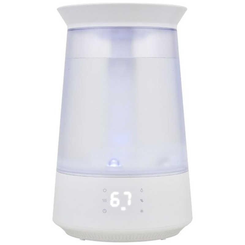 おおたけ　ハイブリッド加湿器(タンク容量6L/対応畳数：和室8畳/洋室13畳) ［ハイブリッド(加熱＋超音波)式］ ホワイト　GH-HB505-W おおたけ ハイブリッド加湿器(タンク容量6L/対応畳数：和室8畳/洋室13