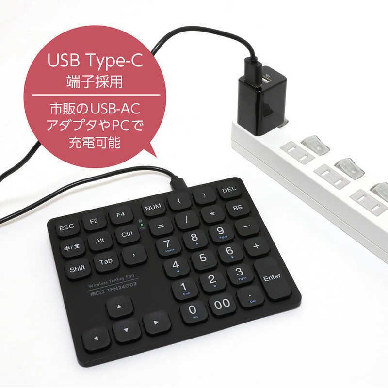 ナカバヤシ ミヨシ テンキー(Windows11/10対応)ブラック [USB