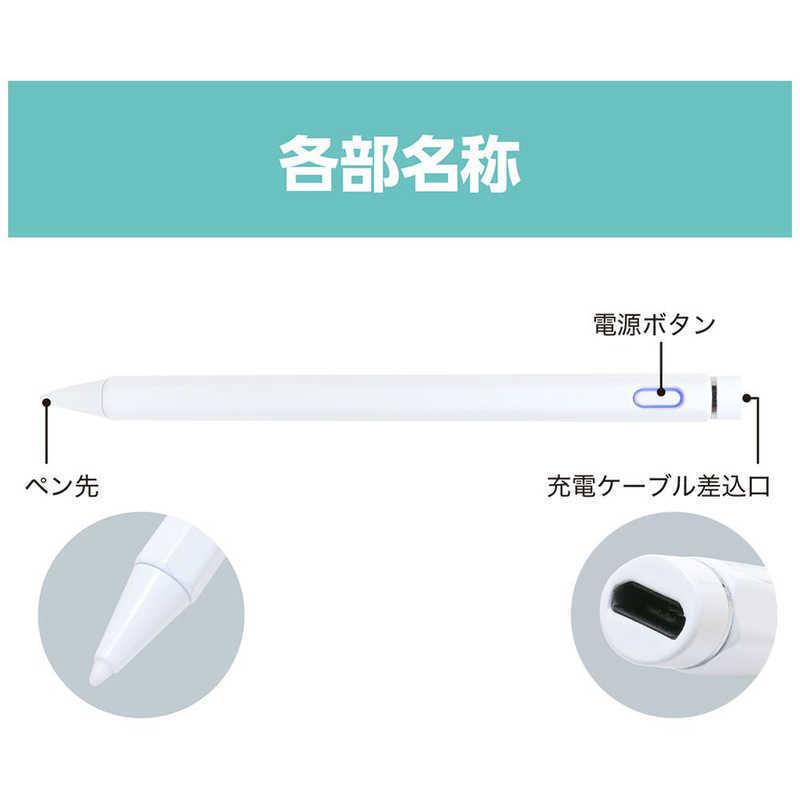 ナカバヤシ ミヨシ 〔タッチペン:iPad用〕充電式アクティブタッチペン