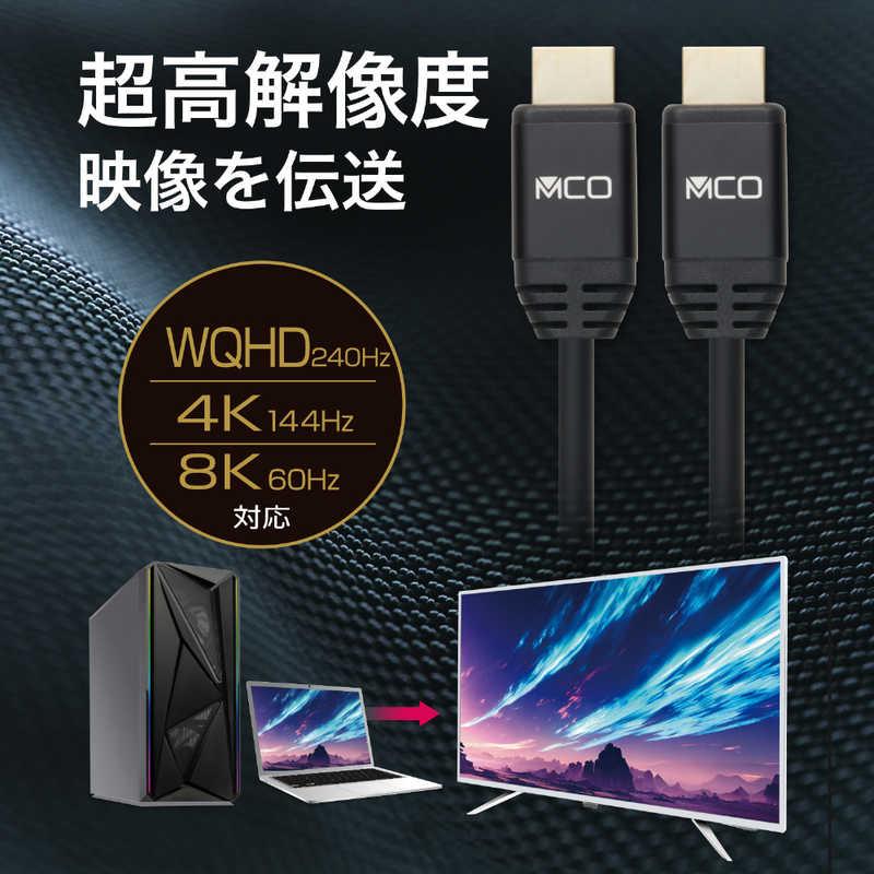 ナカバヤシ HDMIケーブル 1.5m (WQHD 240Hz・4K 144Hz・8K 60Hz対応