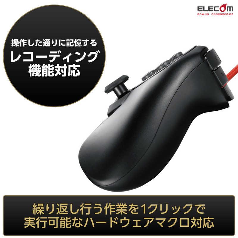 ELECOM（エレコム） ゲームパッド ブラック [USB /Windows /24ボタン