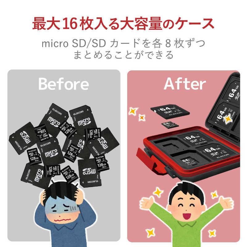 エレコム　ELECOM　SD/microSDカードケース(耐衝撃)(ブラック)　CMC-SDCHD01BK｜y-kojima｜02