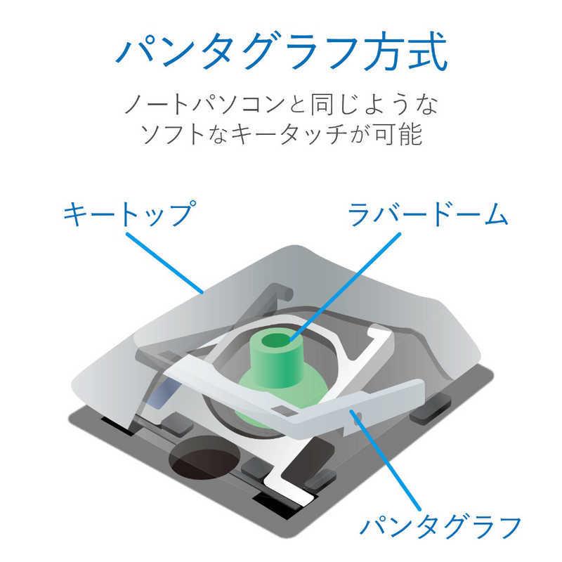 エレコム　ELECOM　有線コンパクトキーボード/パンタグラフ式/ブラック　TK-FCP097BK｜y-kojima｜06