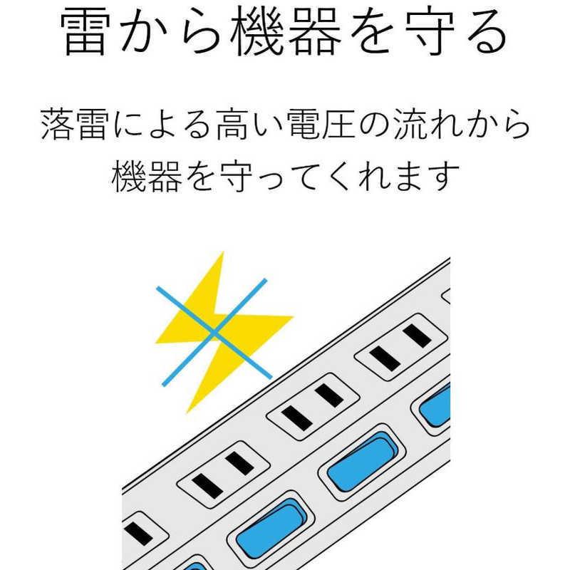 ELECOM エレコム ELECOM OAタップ 2P 7個口 マグネット 抜ケ止メ ELECOM エレコム ELECOM OAタップ 2P 7個口 マグネット 抜ケ止メ