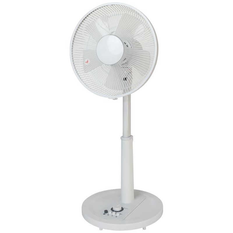 TEKNOS（テクノス） 扇風機 30cm 5枚 メカ式 ホワイト KI-1710-W