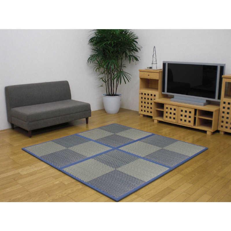 イケヒコ ユニット畳 ニールBL U畳 9枚セット（／82×82×1.7cm／連結