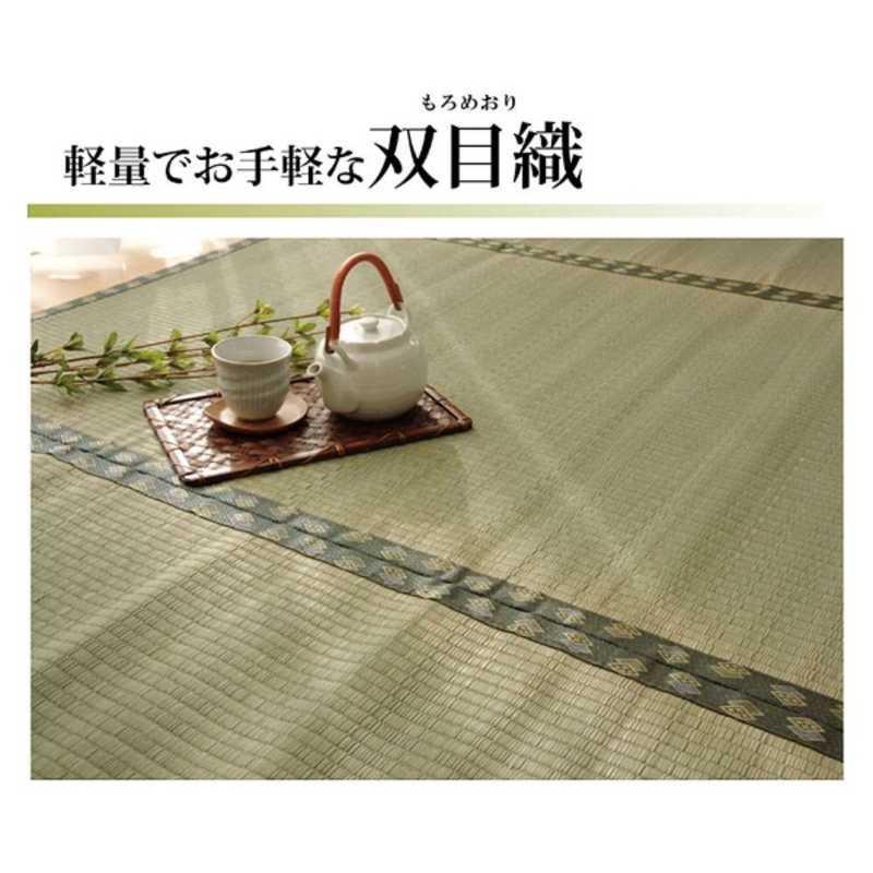 イケヒコ　ラグ い草 双目織「松」(364×364cm/ナチュラル)　_4