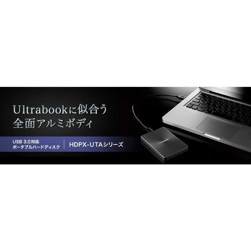 IOデータ　外付けHDD ブラック [ポータブル型 /2TB]　HDPX-UTA2.0K｜y-kojima｜02