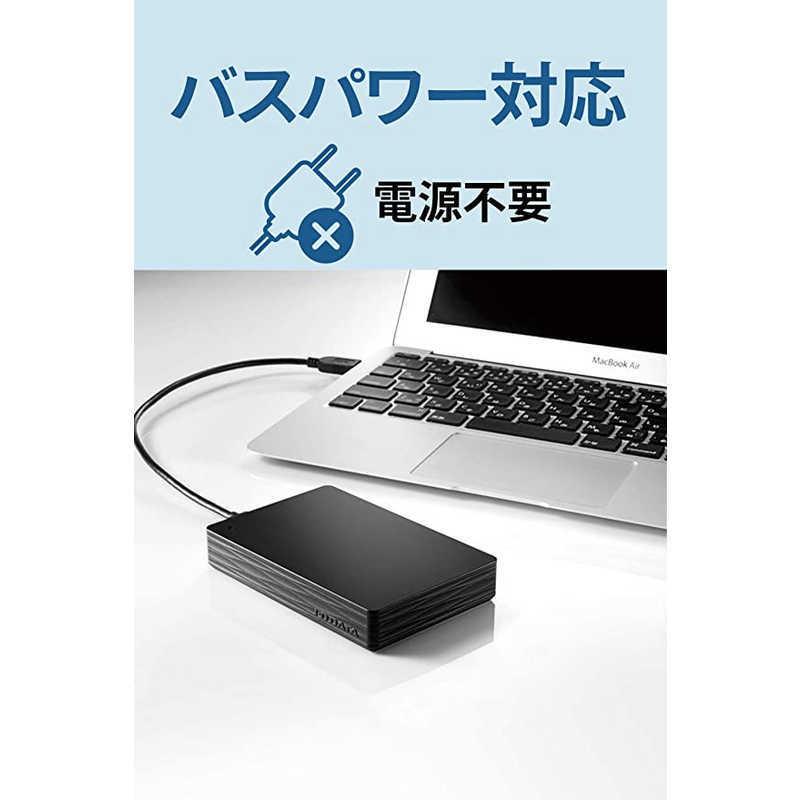 I-O DATA IOデータ 外付けHDD ブラック [ポータブル型 /2TB