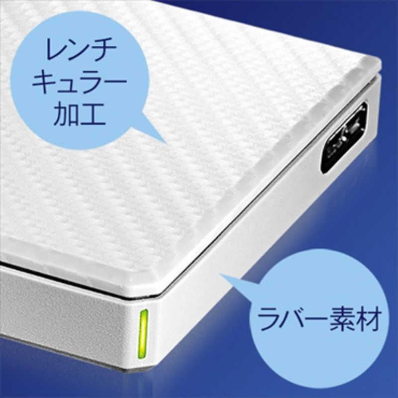 IOデータ　外付けHDD 高速カクうす セラミックホワイト [ポータブル型 /1TB]　HDPT-UTS1W｜y-kojima｜09