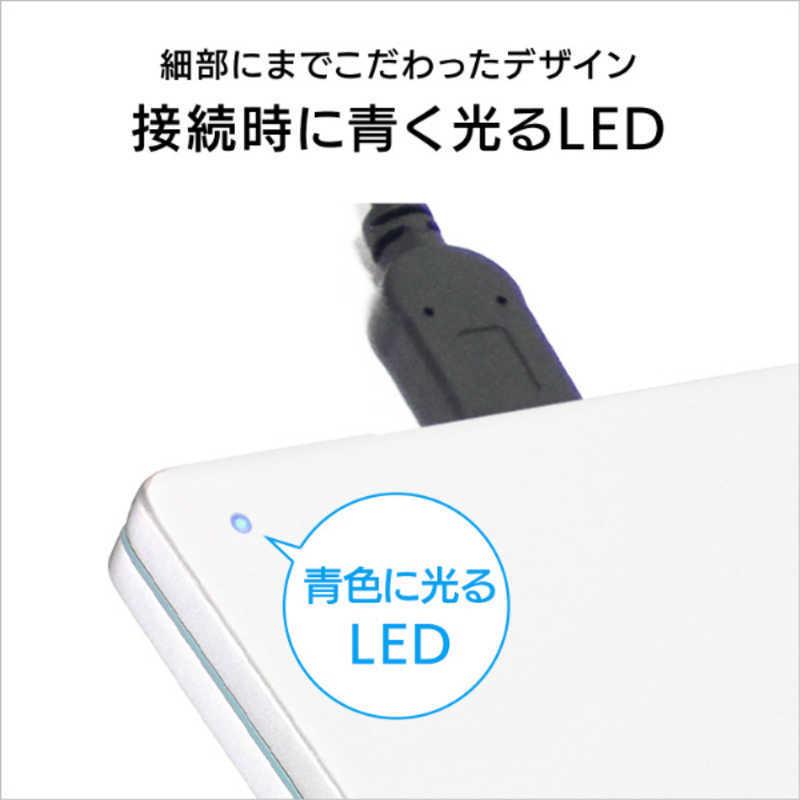 IOデータ　外付けHDD USB-A&USB-C接続 「カクうす アルミボディ」 シルバー [2TB /ポータブル型]　HDPX-UTSC2Sの画像