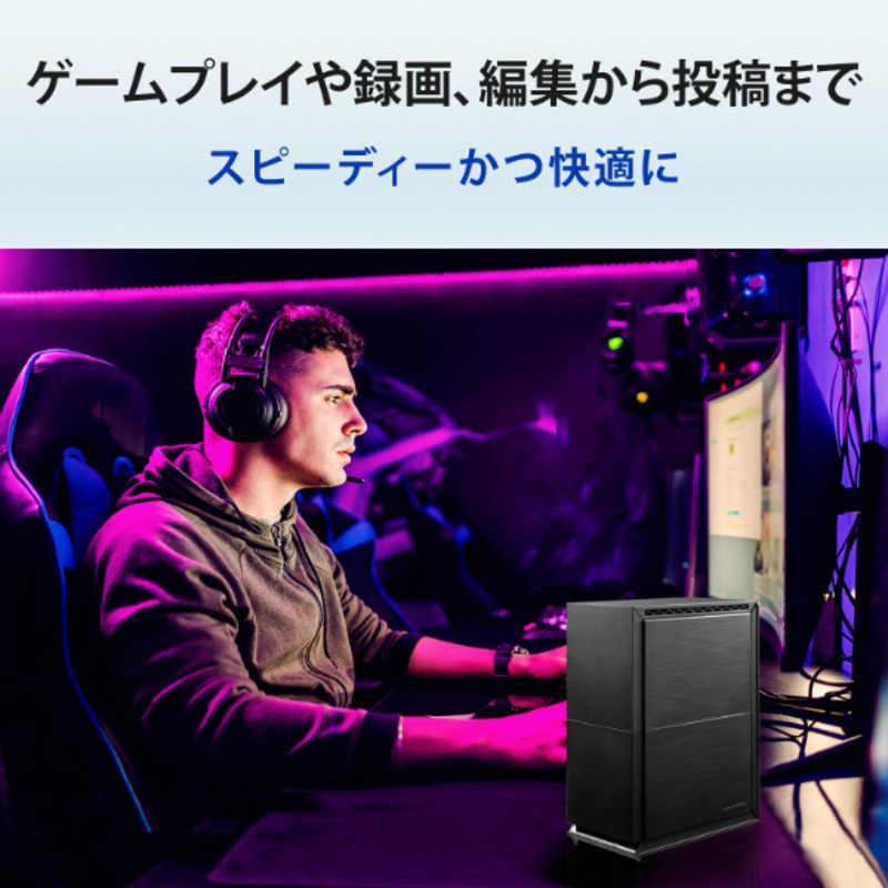 IOデータ　外付けHDD USB-A接続 家電録画対応(Chrome/Mac/Windows11対応) ブラック ［16TB /据え置き型］　HDW-UTCS16の画像