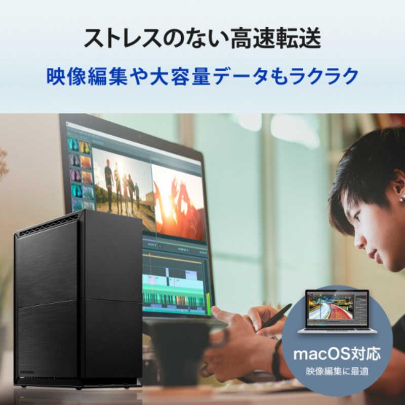 IOデータ　外付けHDD USB-A接続 家電録画対応(Chrome/Mac/Windows11対応) ブラック ［16TB /据え置き型］　HDW-UTCS16の画像