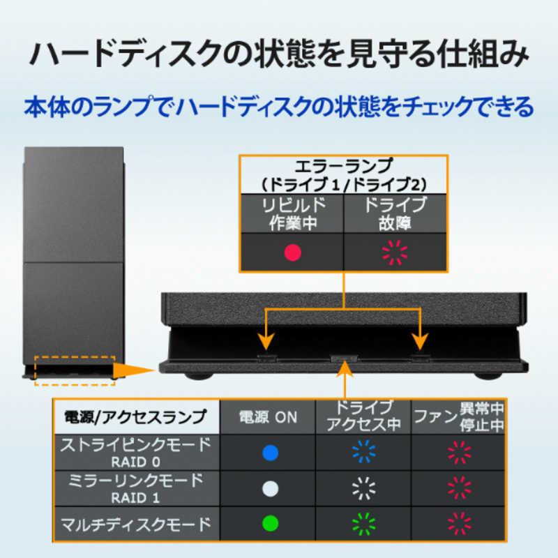 IOデータ　外付けHDD USB-A接続 家電録画対応(Chrome/Mac/Windows11対応) ブラック ［16TB /据え置き型］　HDW-UTCS16の画像