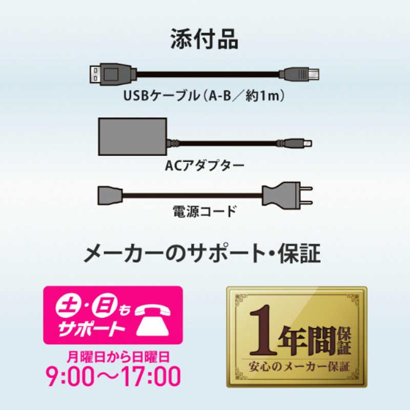 IOデータ　外付けHDD USB-A接続 家電録画対応(Chrome/Mac/Windows11対応) ブラック ［16TB /据え置き型］　HDW-UTCS16の画像