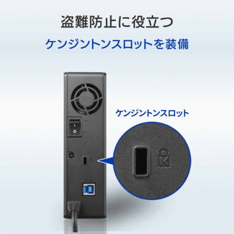 IOデータ　外付けHDD USB-A接続 「BizDAS」NAS用(Chrome/Mac/Windows11対応) ブラック [16TB /据え置き型]　HDJA-UTN16Bの画像