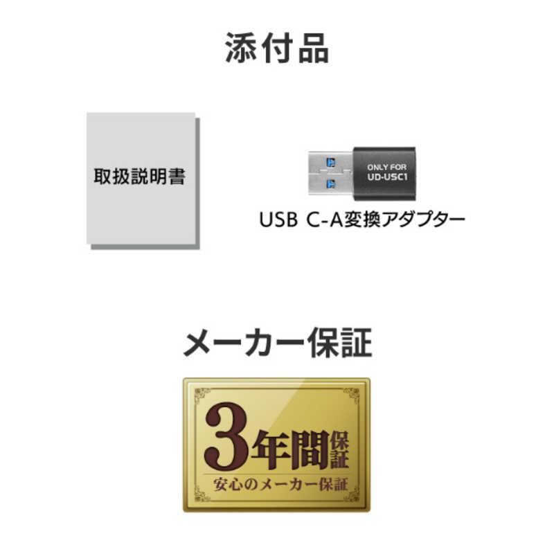 IOデータ　USB Type-C ＆ USB A両対応LTE USBドングル ブラック　UD-USC1の画像