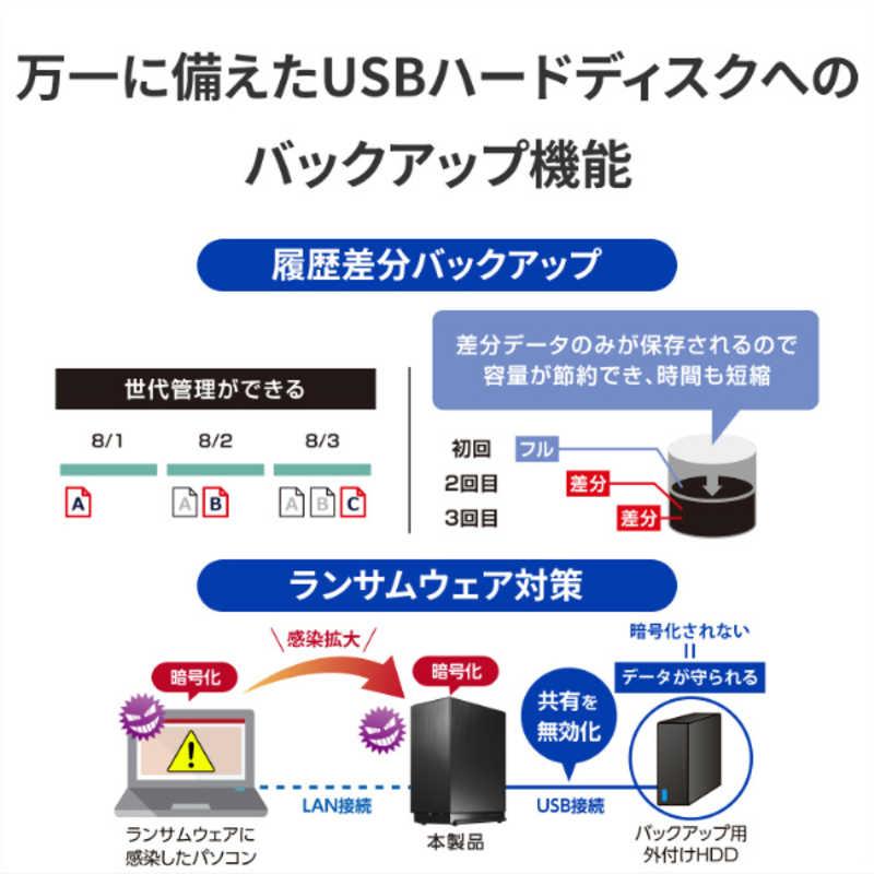 IOデータ　2.5GbE対応 2ドライブ ネットワークHDD　HDL2-LE08_7