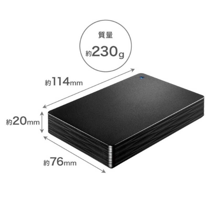 IOデータ USB 5Gbps対応ポータブルハードディスク ［4TB / ポータブル