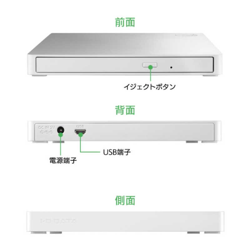IOデータ スマートフォン用CDレコーダー ホワイト CD-SEWA : コジマ