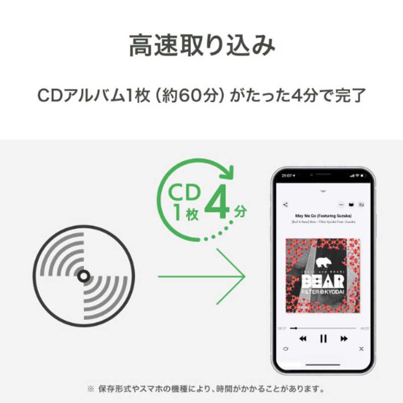 アイ・オー・データ　スマートフォン用CDレコーダーホワイト　CD-SEWA 新品 IOデータ スマートフォン用CDレコーダー ホワイト CD-SEWA : コジマ