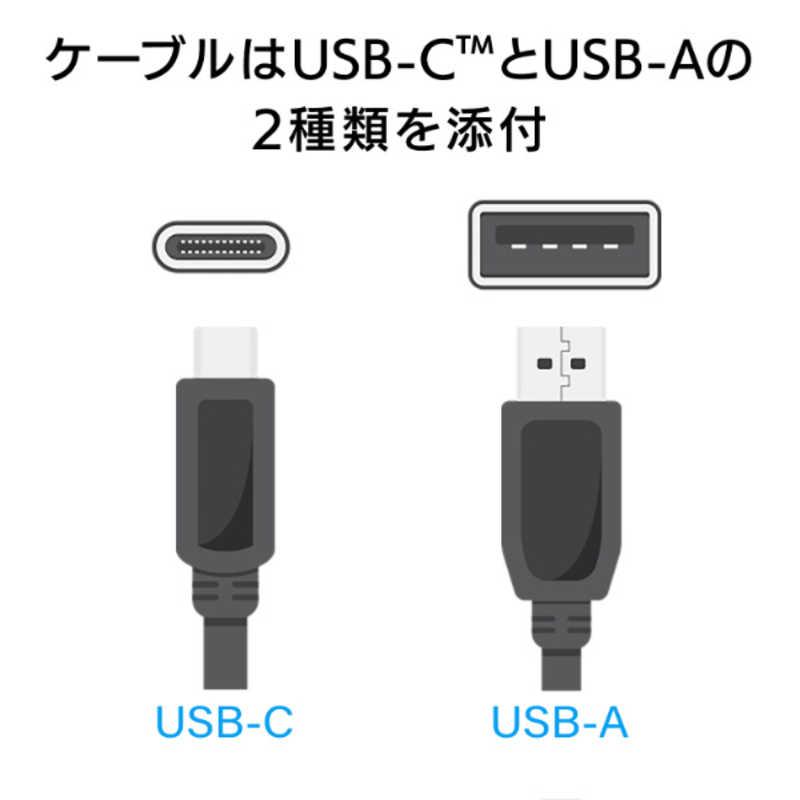 IOデータ USB 5GbpsUSB-C＆A対応 ポータブルHDD 2TB ［ポータブル型