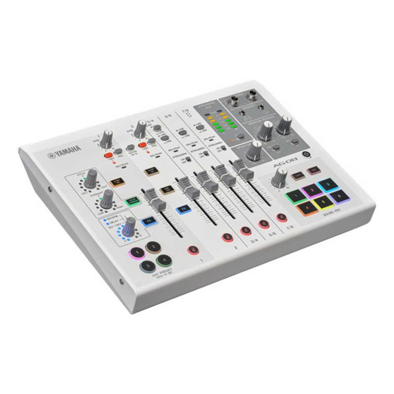 ヤマハ YAMAHA ライブストリーミングミキサー 白いこと AG08W
