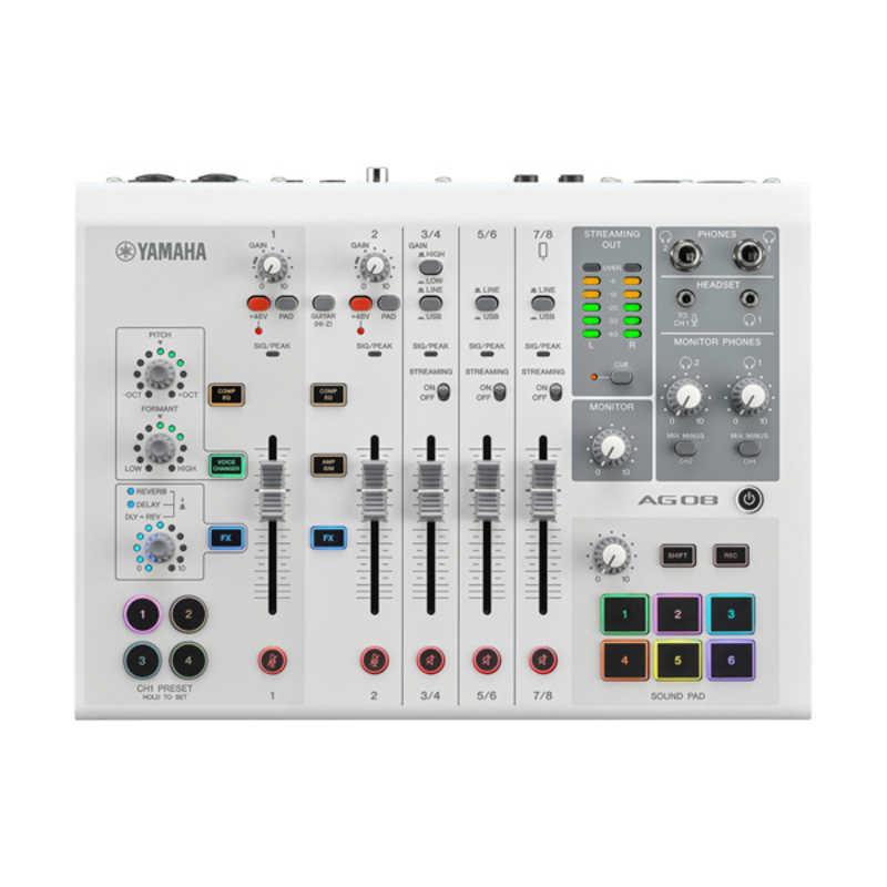 ヤマハ YAMAHA ライブストリーミングミキサー 白いこと AG08W