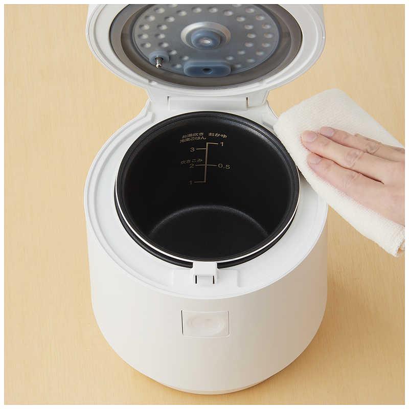 ORIGINALBASIC 炊飯器 3合 マイコン ホワイト OB-M31-W : コジマYahoo