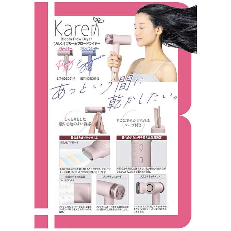 ビックアイデア へアドライヤー Bloom Flow Dryer Karen(カレン) BIT