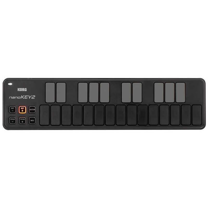 コルグ　KORG　〔USB MIDIコントローラー〕 nanoKEY2 ブラック　NANOKEY2BK