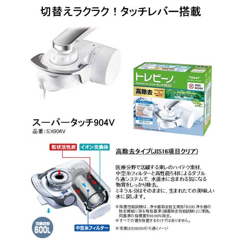 TORAY（東レ） 蛇口直結型浄水器 「トレビーノ スーパータッチ904V