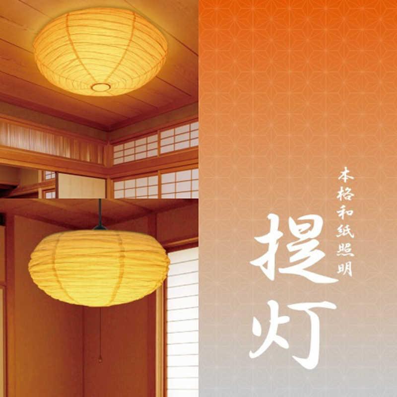 瀧住 LED照明 和風ペンダントライト 8畳 調光 調色 本格和紙照明-提灯