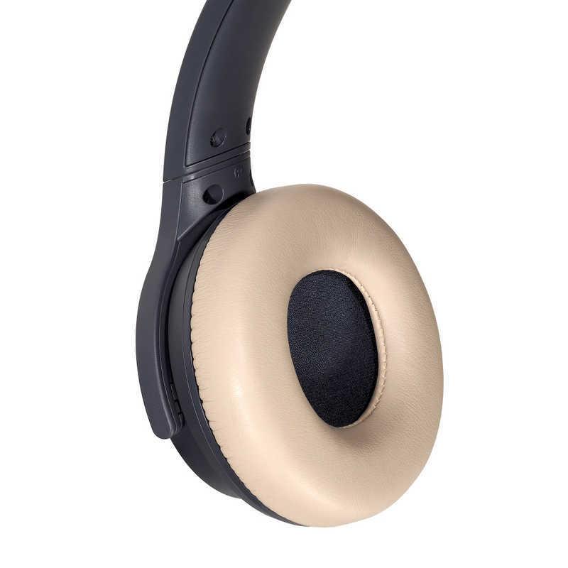 Audio-Technica ワイヤレスヘッドホン ネイビー/ベージュ 64-9605-13 ワイヤレスヘッドホン ネイビーベージュ ATH-S220BT NBG