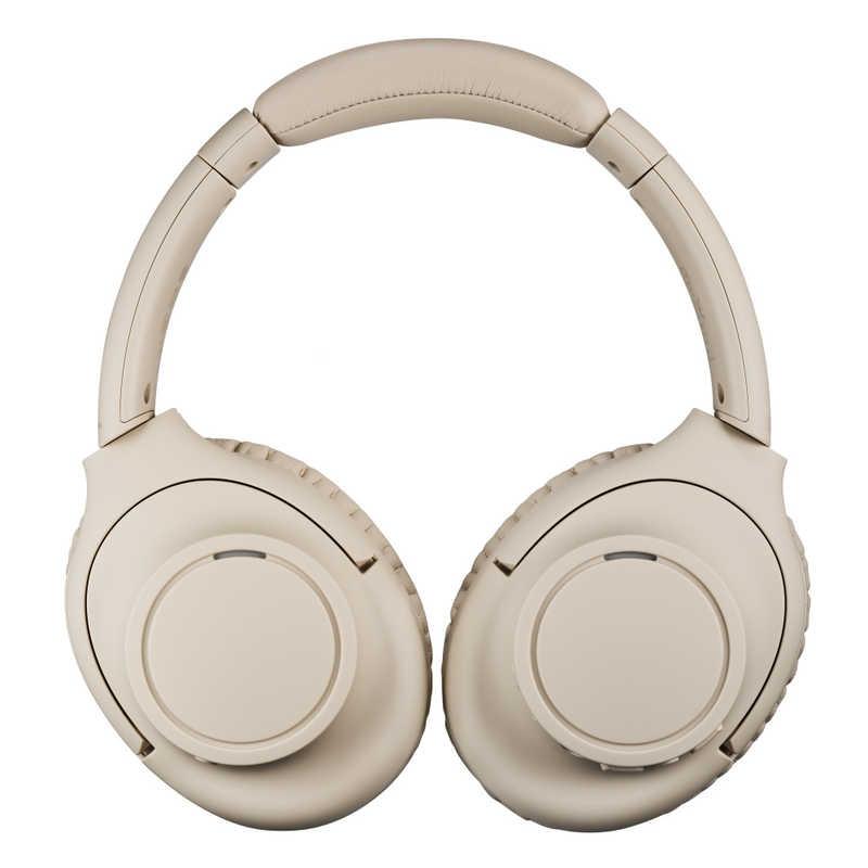 オーディオテクニカ（audio-technica） ワイヤレスヘッドホン ベージュ