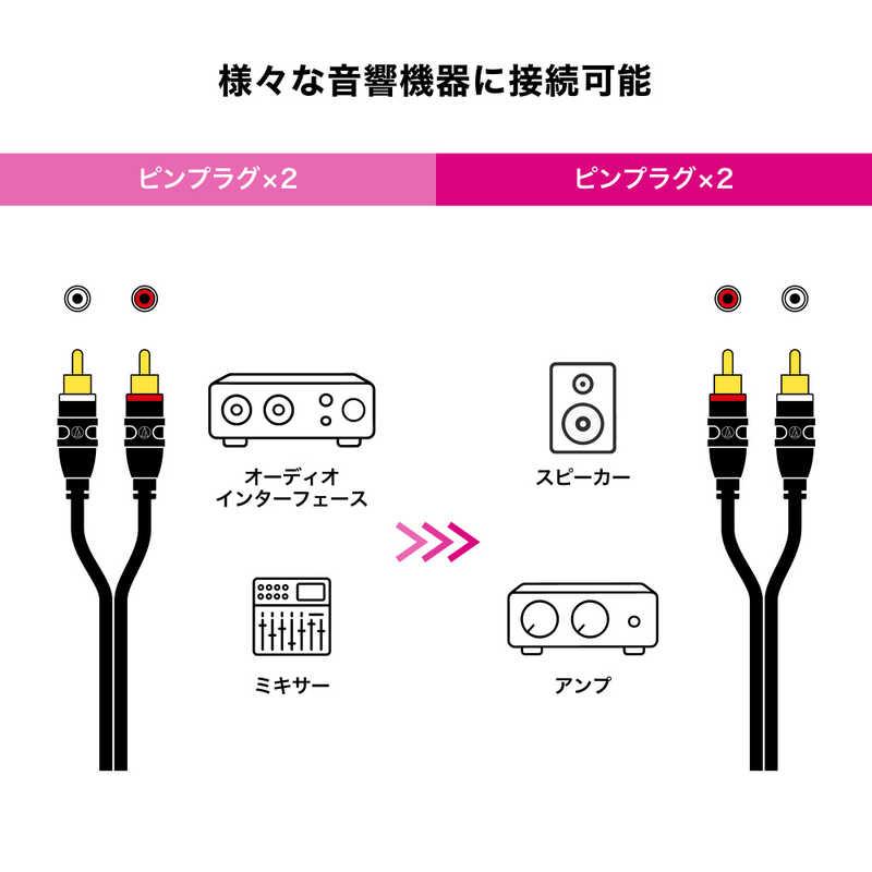 オーディオテクニカ（audio-technica） 3m ピンプラグ×2-ピンプラグ×2