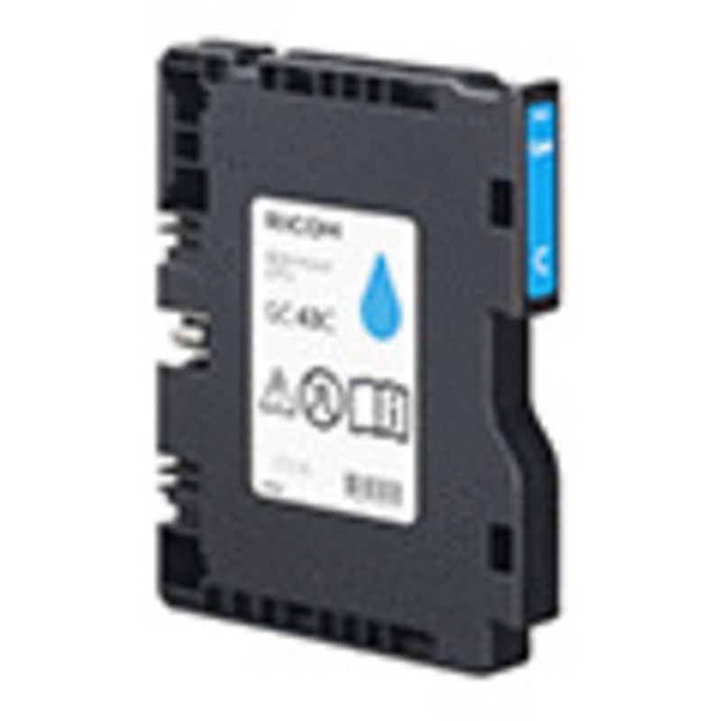 【安心な純正品】リコー インク リコー（RICOH） 純正プリンターインク Mサイズ シアン GC43C : コジマ