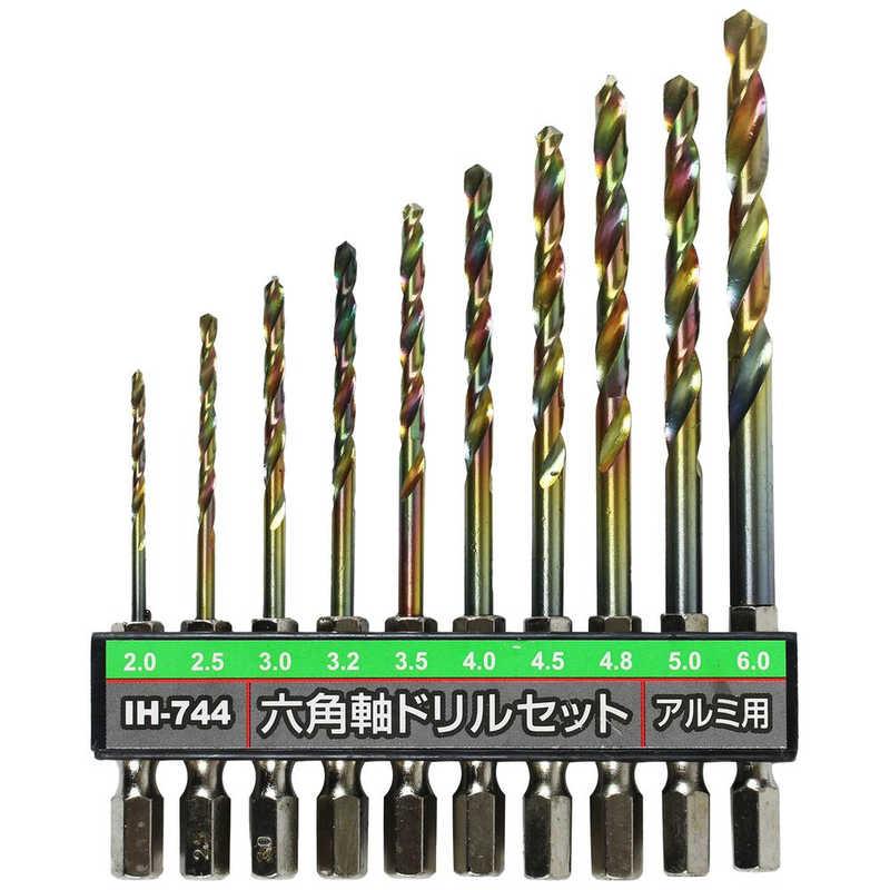 専用商品 ビッグマン ＃060784 アルミ用ドリルセット 10本組 IH744 : コジマ