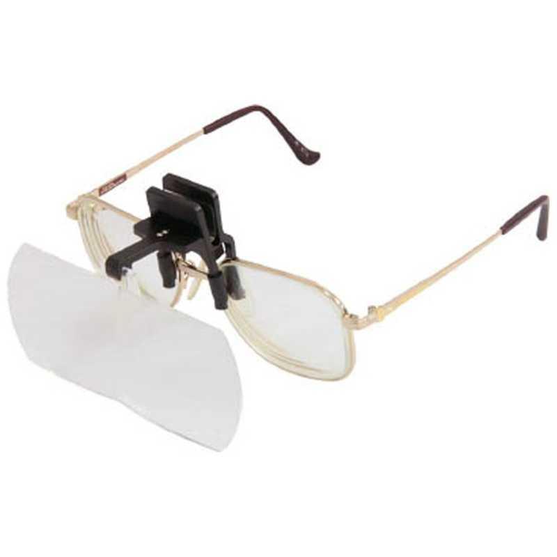 池田レンズ工業 双眼メガネルーペクリップタイプ2倍 モデル着用 ファッション通販 注目アイテム HF40E