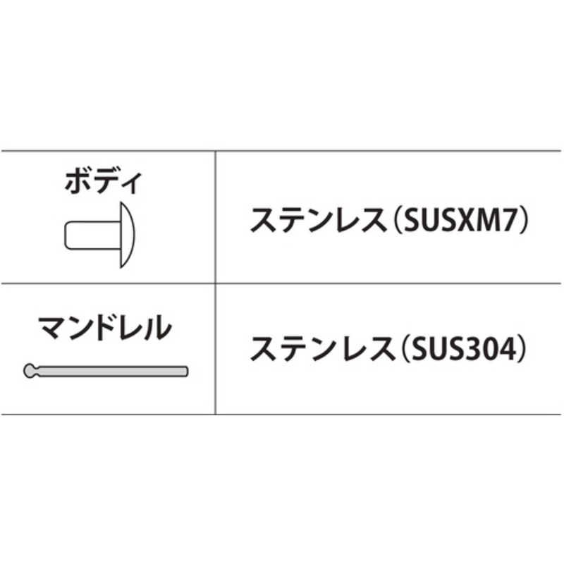 ロブテックス　ブラインドリベット ステンレス/ステンレスセイ 4-1(　NST41A_1