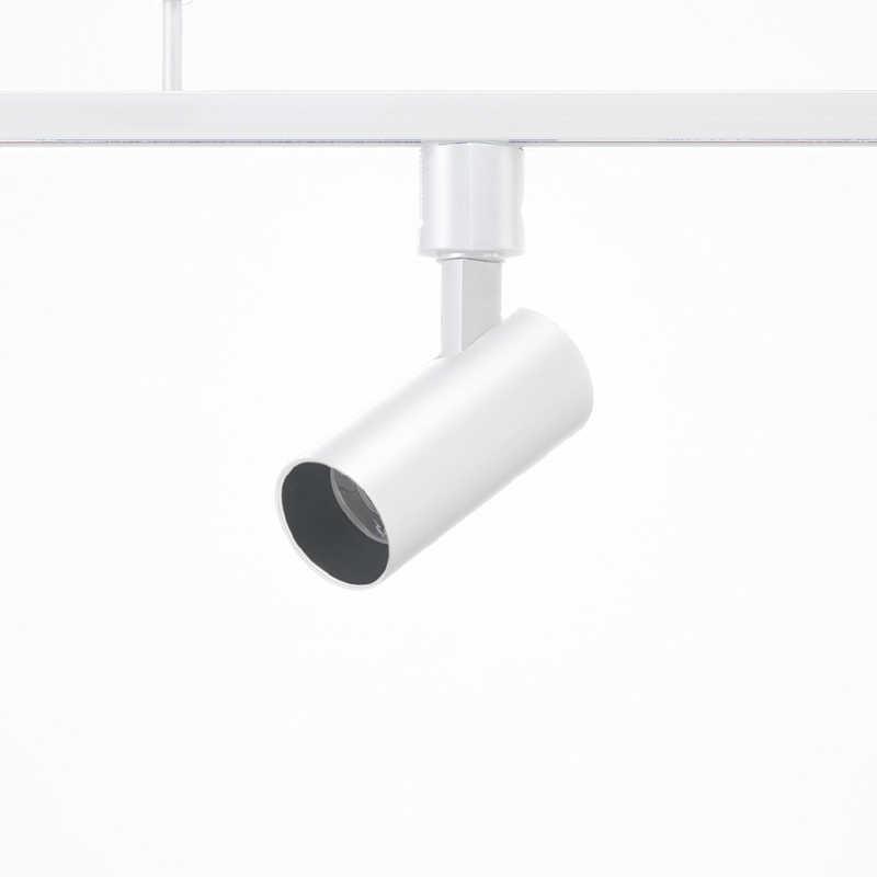 ヤザワ LEDスポットライト電球色 ホワイト LED一体型 ダクトレール専用