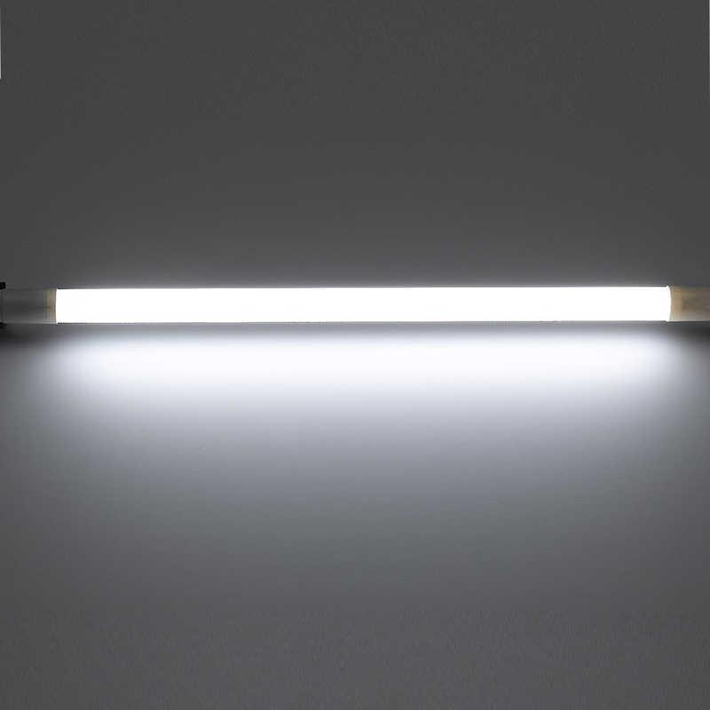 ヤザワ LED直管20型 昼光色 グロー式 環境に優しいガラス製 明るさ